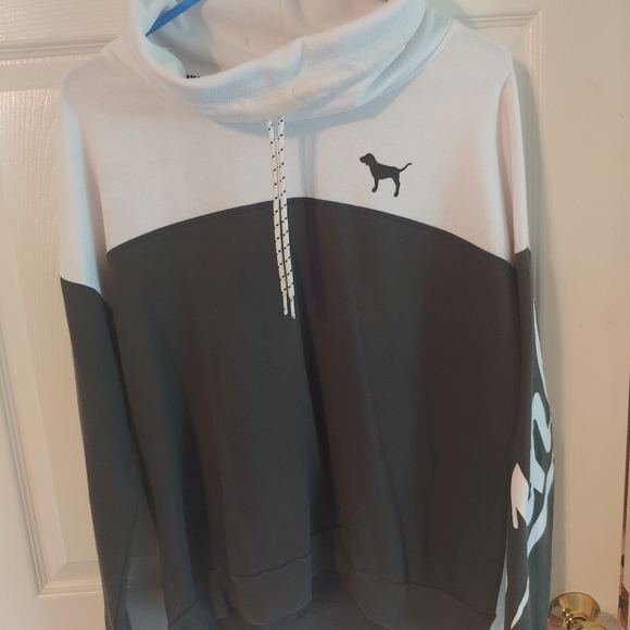 PINK Victoria's Secret cowl neck hoodie. - Picture 4 of 4